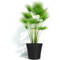 Pot de fleurs - GARDEN ID - Green Care Sense Noir-Anthracite - 30 x 27 cm - Garantie de 10 ans - 100% recyclé - Résistance UV