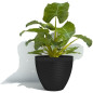 Pot de fleurs - GARDEN ID - Green Care Impact Noir-Anth - 30 x 26 cm - Garanti 10ans - 100% recyclé - Résistant UV/gel