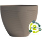 Pot de fleurs - GARDEN ID - Green Care Impact Taupe - 40 x 31 cm - Garanti 10ans - 100% recyclé - Résistant UV/gel