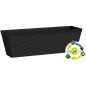 Jardiniere - GARDEN ID - Green Care Impact Noir-Anth - 50 x 16 x 16 cm - Garanti 10ans - 100% recyclé - UV/gel résistant