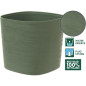 Pot avec réserve d'eau - GARDEN ID Respect - Vert-de-gris 20 x 20 cm - 100% déchets ménagers - 100% recyclable - Surface stru