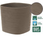 Pot avec réserve d'eau - GARDEN ID Respect - Taupe 30 x 30 cm - 100% déchets ménagers - 100% recyclable - Surface structurée