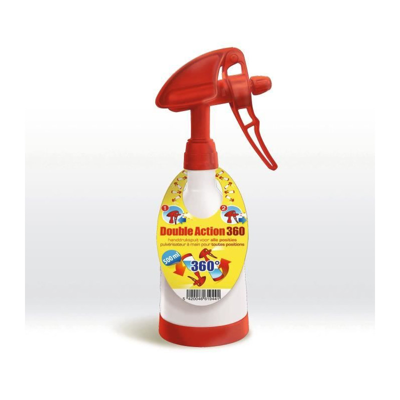 BSI - Vaporisateur Double Action 360° de 500ml - Utilisable dans toutes les Positions pour le Jardin et la Maison