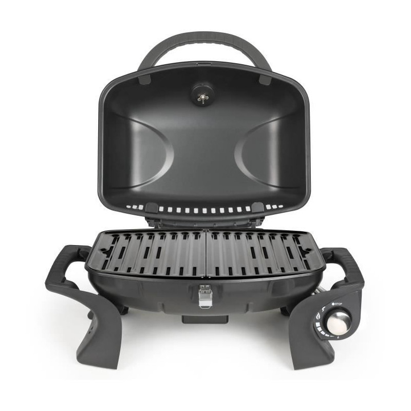 Barbecue a gaz portable LIVOO DOC275 - Acier émaillé - Surface de cuisson 50x37.5 cm