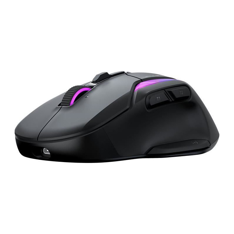 Souris gaming sans fil - Turtle Beach Kone™ II Air - Ergonomique - Noir, Bluetooth, 26 000 DPI, molette 4D