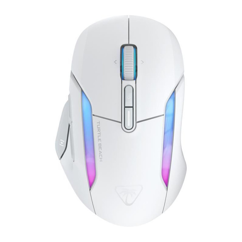 Souris gaming sans fil - Turtle Beach Kone™ II Air - Ergonomique - Blanc, Bluetooth, 26 000 DPI, molette 4D