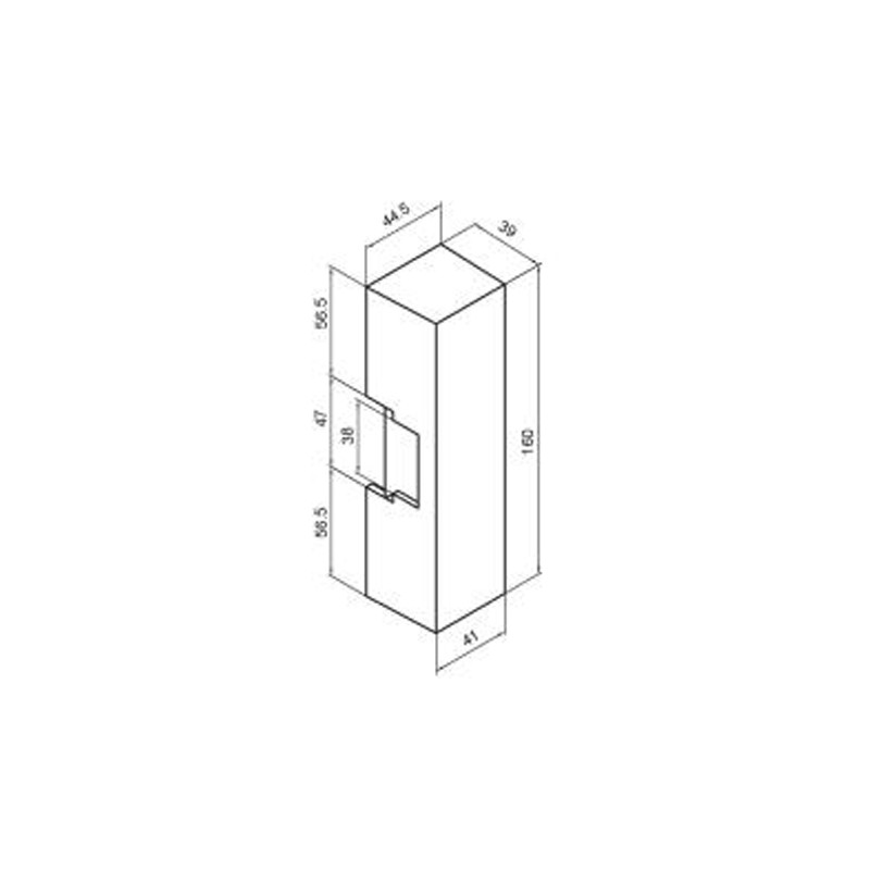 Gâche électrique anti panique PI 12VCC BEUGNOT BE28540000