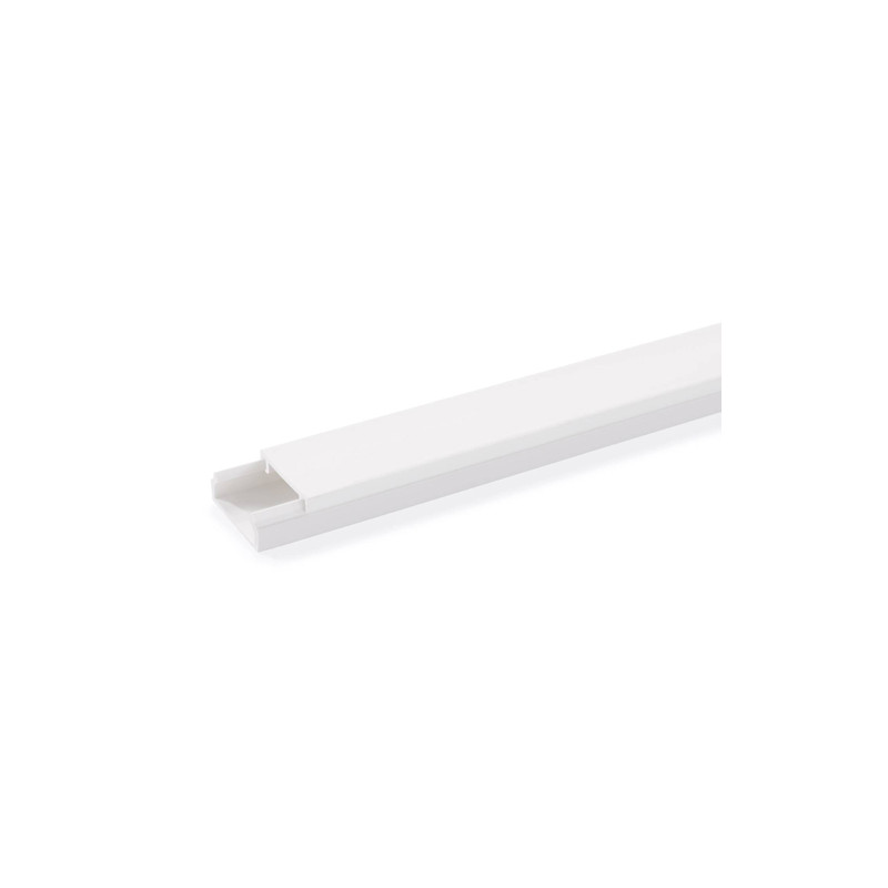 Moulure AX 2m blanc 22x10mm sans cloison OBO BETTERMANN 6131603