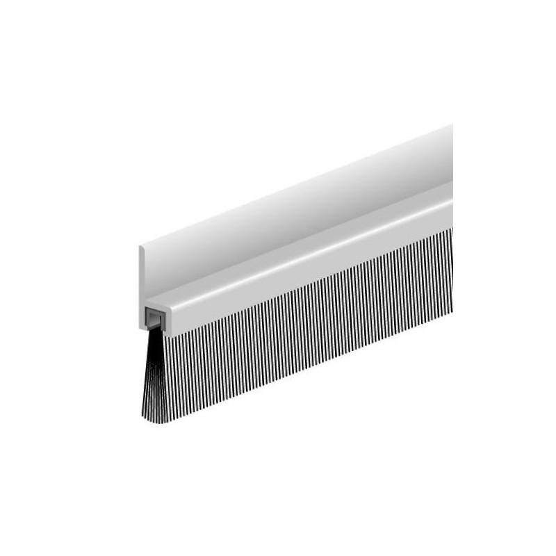 Bas de porte aluminiumà brosse IBS39 300cm ELLEN 0308304D