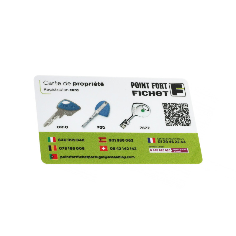 Cylindre F3D A2P*** monobloc FORTISSIME T pour G372 et G375 doré FICHET 75050720