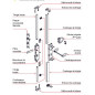 Kit serrure MULTIREVERSO TIRARD WG592010