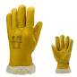 Gant américain ISLANDE EUROTECHNIQUE thermique fourré cuir jaune T10 COVERGUARD 2490