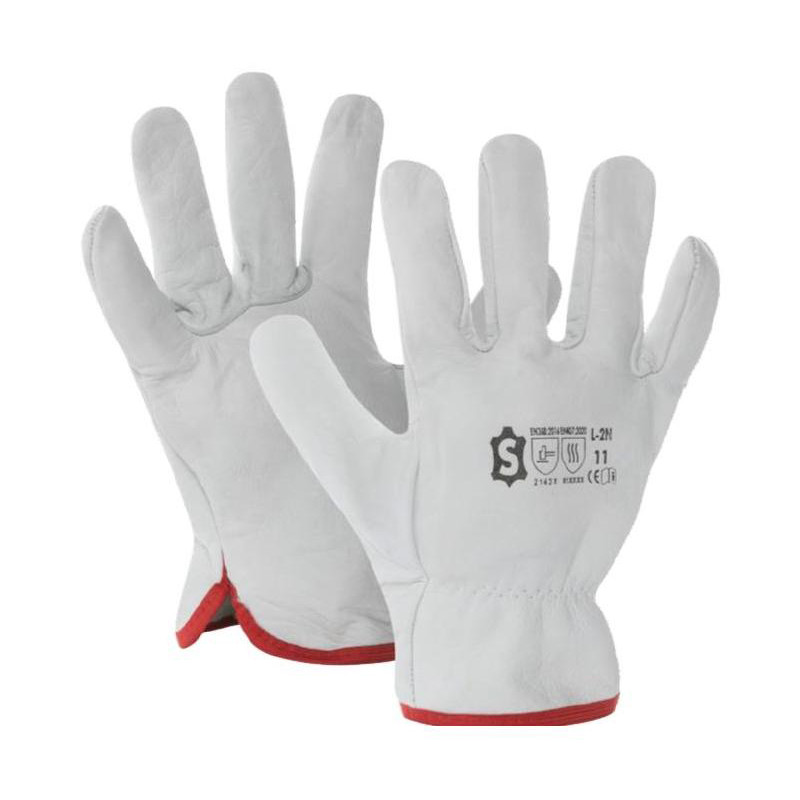 Gants de protection cuir pleine fleur de bovin T10 naturel L 2N 10