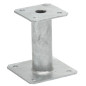 Pied de poteau fixe base 130x130x4mm hauteur 100mm SIMPSON PPA100