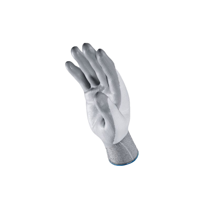 Gants tricotés PHYNOMIC FOAM enduit mousse aquapolymère gris gris foncé T10 UVEX CT10