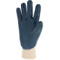 Lot 10 paires de gants nitrile enduction lourde écru bleu T9 SINGER NBR132609