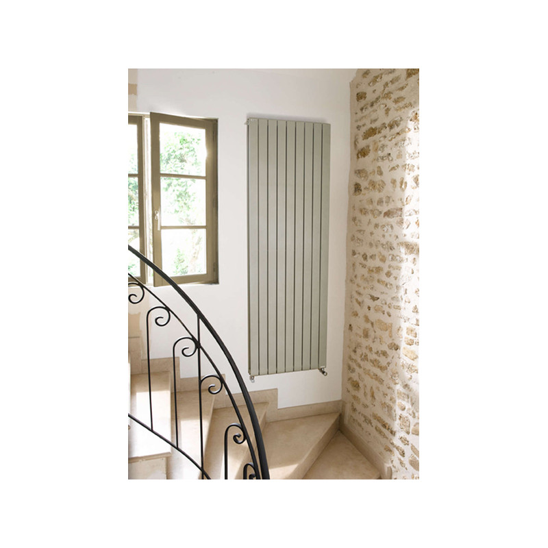 Radiateur à eau chaude FASSANE PREM S vertical double blanc 1800W ACOVA SHXD 200 059