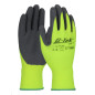 Gants haute visibilité G Tek® enduit latex crêpé jaune fluo gris T8 PIP 39 FG1315 YN 8