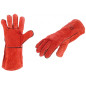 Gants de soudeur WELDER cousu avec fil Kevlar® rouge longueur 35cm WELDER KEV