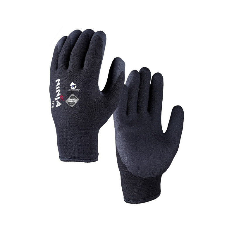 Gants de protection froid Ninja Ice enduit HPT noir T10 NI00 SINGER NI00 T10