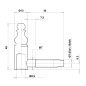 Fiche femelle 190 13 phosphatée OTLAV CF190130G204