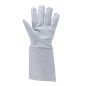 Gants de soudeur EUROWELD fleur agneau type argon manchette croûte gris T10 COVERGUARD 2540