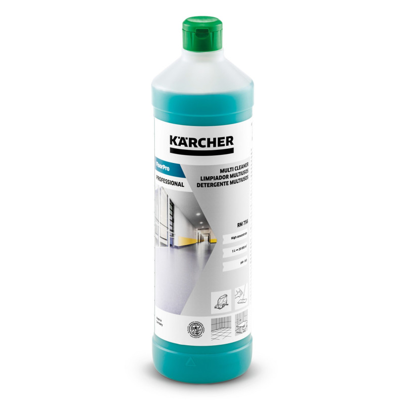 Détergent multisurface FloorPro RM 756 bouteille 1l KÄRCHER 62959130