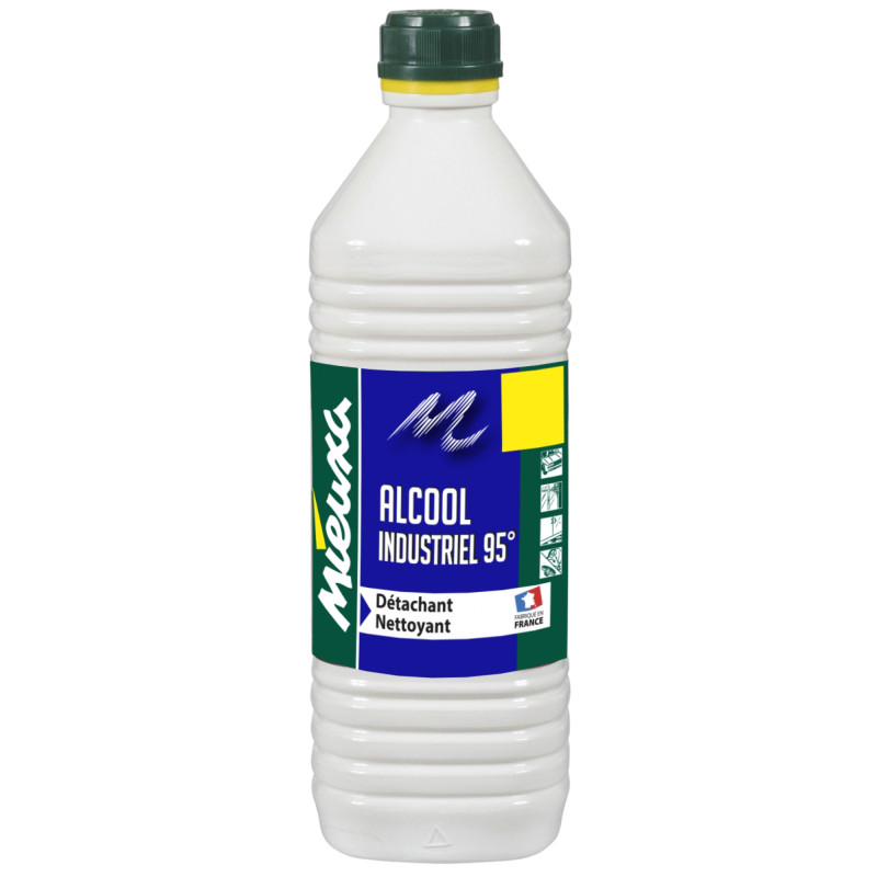 Alcool industriel 95° bouteille de 1L MIEUXA 103052