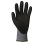 Gant tricoté EUROLITE 15N600 enduit nitrile gris noir T8 COVERGUARD 1NIHG08