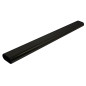 Tube de penderie ovale 30x15 LG 2,5m alu noir mat RAL 9005 DUVAL 51 0145 0125