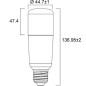 Lampe TOLEDO STICK 10W 1055lm 827 E27 SYLVANIA 0029564