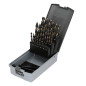 Coffret de 25 forets HSS taillés meulés M2 135° HANGER 155193