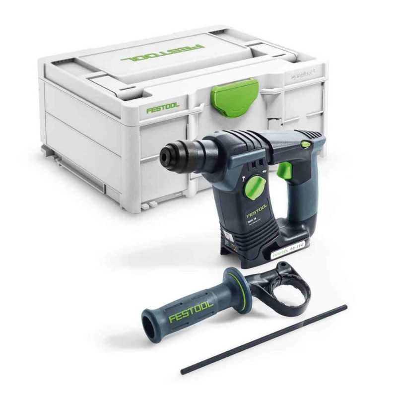 Perforateur SDS Plus 18V BHC 18 Basic (sans batterie ni chargeur) + coffret SYSTAINER SYS3 FESTOOL 577600