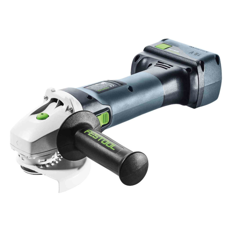 Meuleuse d angle 18V AGC 18 125 5,0 EBI Plus + 2 batteries 5Ah + chargeur en coffret Systainer SYS3 FESTOOL 577700