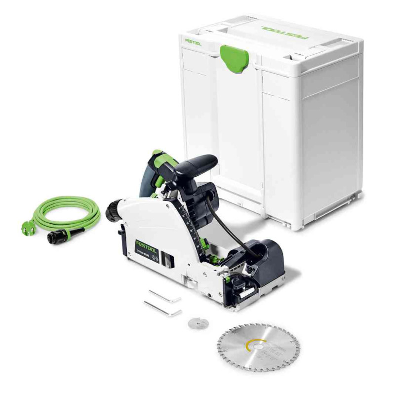 Scie plongeante avec inciseur 1500 190W TSV 60 KEBQ Plus + coffret Systainer SYS3 FESTOOL 576730