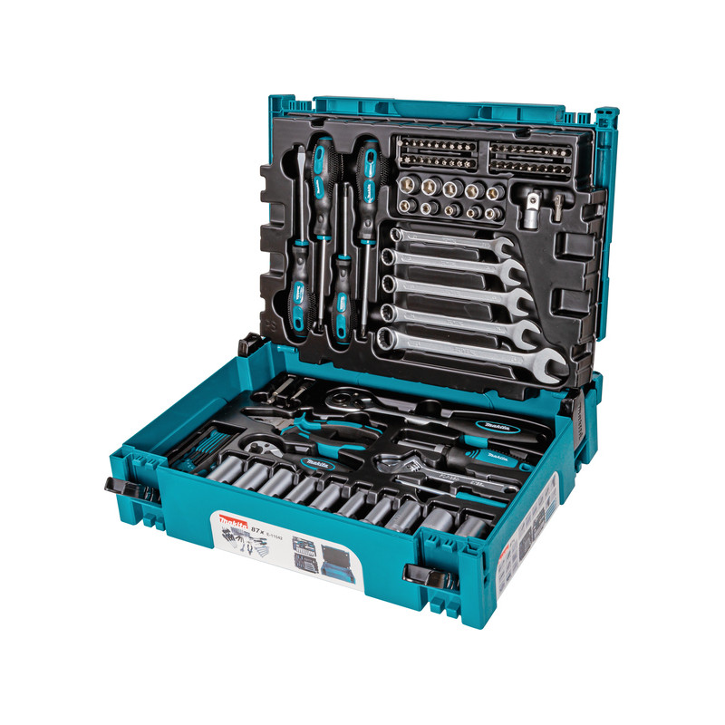 Coffret MAKPAC de 87 outils à main MAKITA E 11542