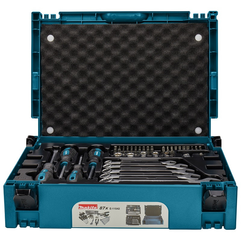 Coffret MAKPAC de 87 outils à main MAKITA E 11542