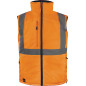 Gilet sans manche réversible HV orange bleu marine T3XL DELTA PLUS FIDJ3HVOR3X