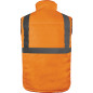 Gilet sans manche réversible HV orange bleu marine T3XL DELTA PLUS FIDJ3HVOR3X