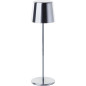 Lampe a poser d'extérieur - BRILLIANT - XAANA - Rechargeable - Chrome - LED - 2W - 160lm - CCT - DIM - USB - IP44