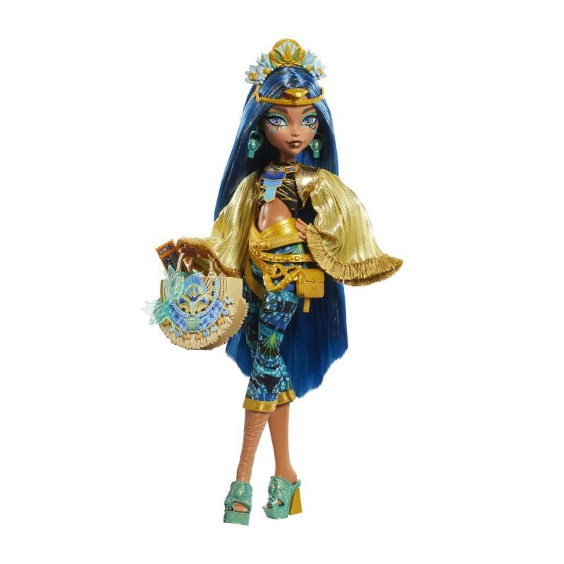 Monster High-Poupée Cleo De Nile avec tenue pour le Monster Fest HXH81