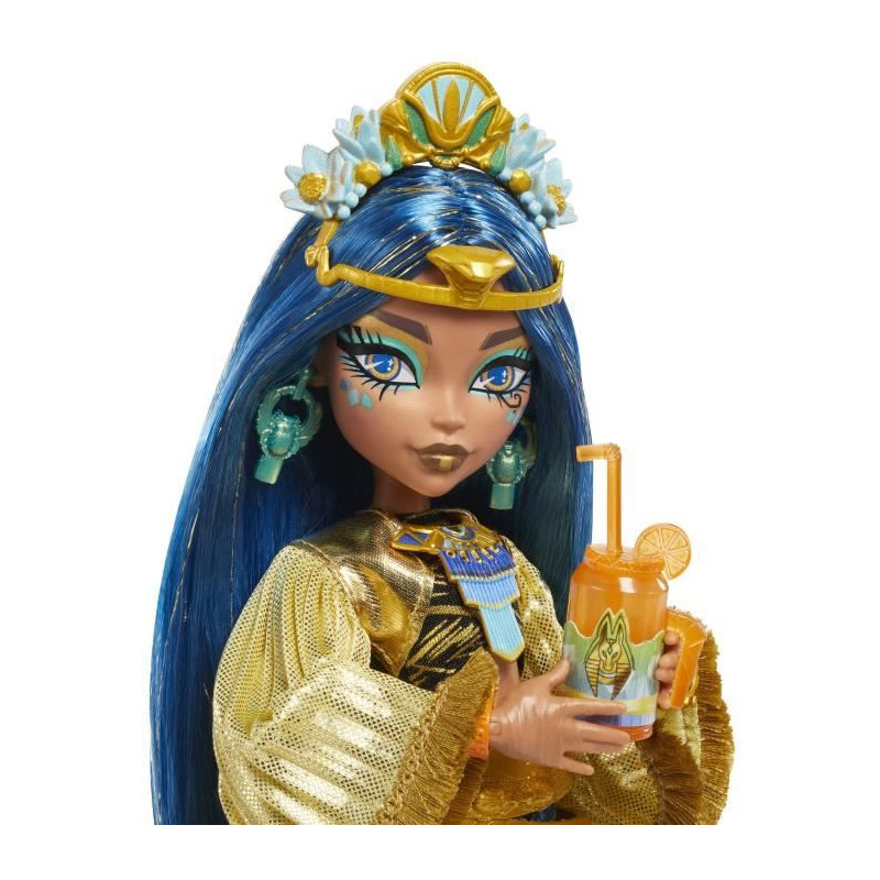 Monster High-Poupée Cleo De Nile avec tenue pour le Monster Fest HXH81