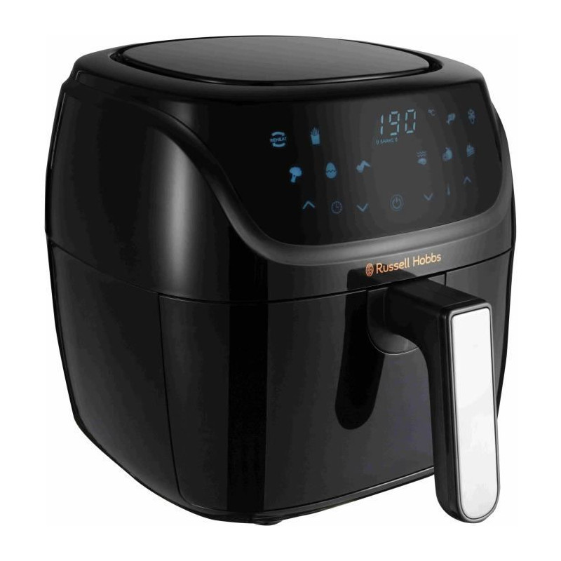 Friteuse a air - RUSSELL HOBBS - SatisFry Medium 4L - 27160-56 - 1350 W - 4 L - 10 programmes - Noir