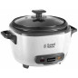 Cuiseur a riz - RUSSELL HOBBS - 27040-56 - 500 W - 3,3 L - 200 programmes - 14 portions - Blanc