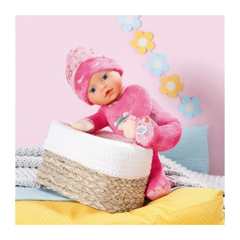 Baby Born - Sleepy - Poupée douce avec hochet intégré - Rose - 30cm - Des 3 ans