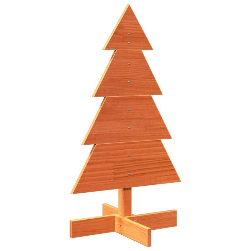 Arbre de Noël en bois pour décoration 80 cm bois de pin massif