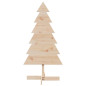 Arbre de Noël en bois pour décoration 120 cm bois massif de pin