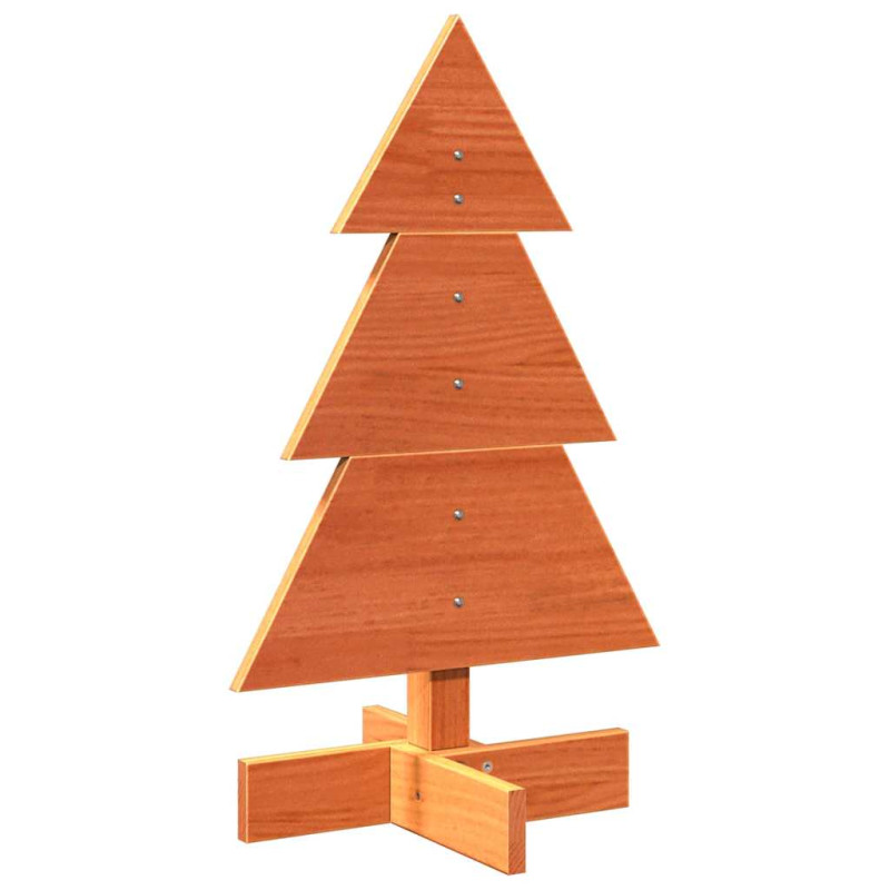 Arbre de Noël en bois pour décoration 60 cm bois de pin massif