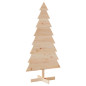 Arbre de Noël en bois pour décoration 150 cm bois massif de pin