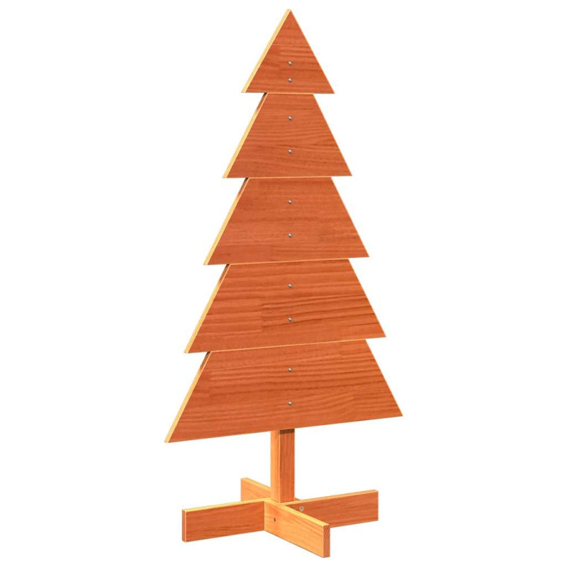 Arbre de Noël en bois pour décoration 100 cm bois de pin massif